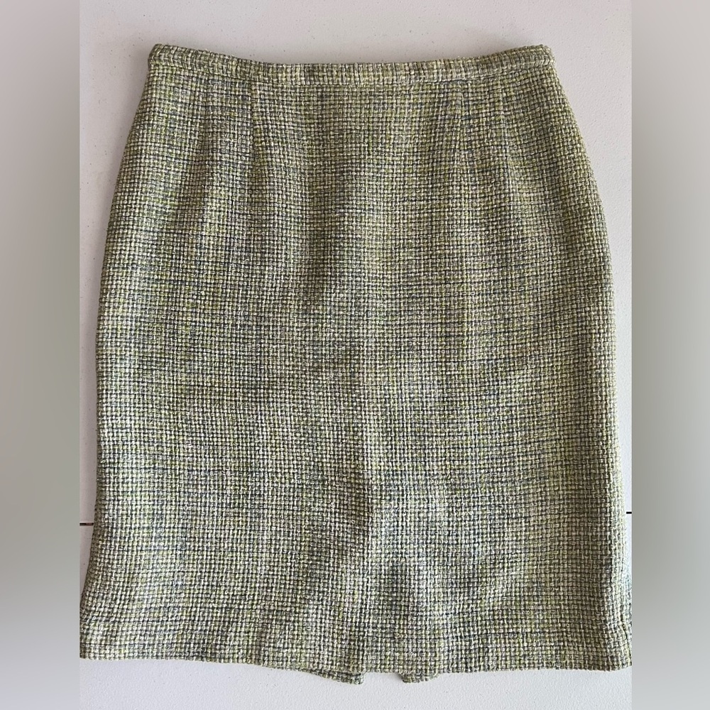Pendleton Silk Tweed Pencil Skirt
